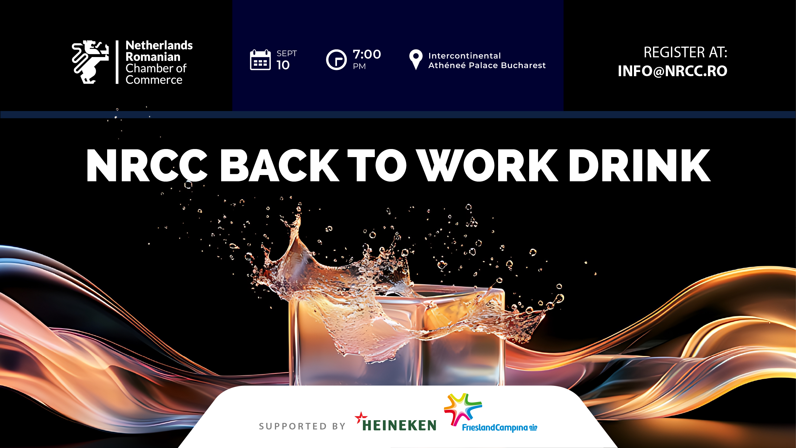 NRCC BACK TO WORK DRINK IN BUCHAREST, SEPTEMBER 2025